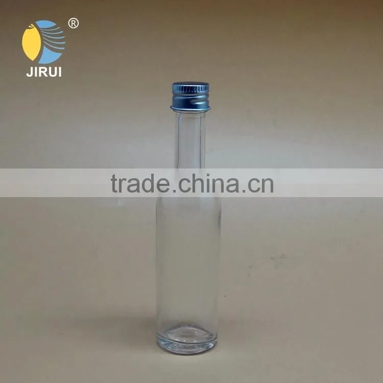 50cc glass wine bottle with tin lid