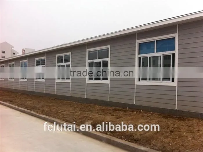 10mm villa exterior siding panel wood grain cement board from china