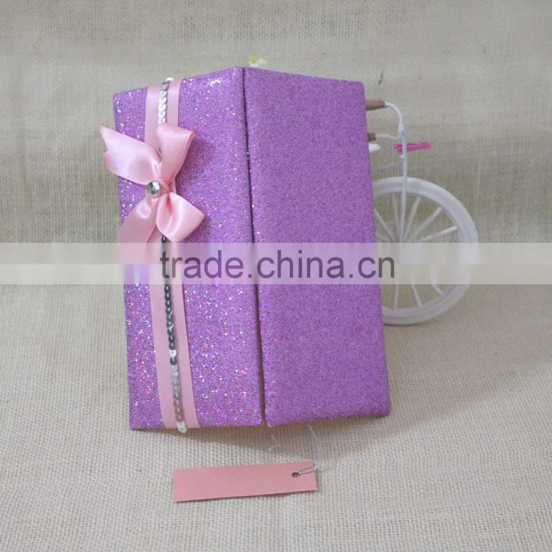 2016 New Product Glitter Fancy Greeting Wedding Cards