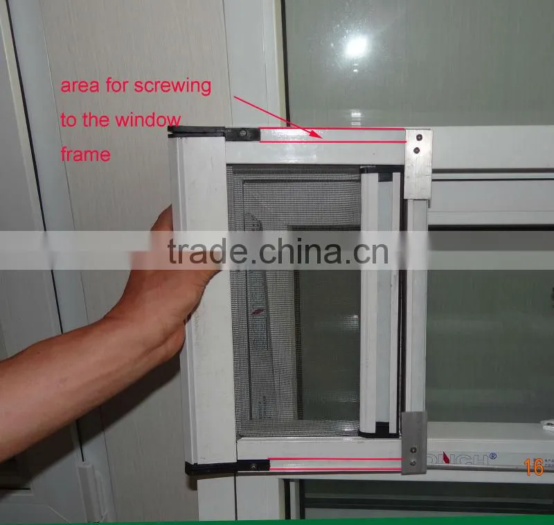 DIY magnetic insect screen window