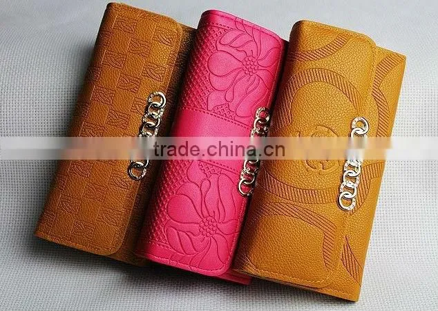 leather wallet ladies multicolor