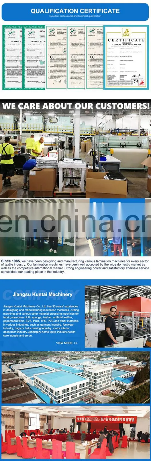 Hot Melt Glue Laminating Machine/Fabric Laminating Machine