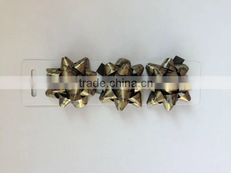 PP ribbon gift decoration packing christamas promotional star bow