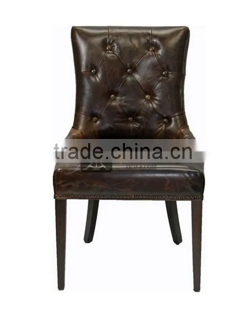 DC-217 Senior Villa Parlor Genuine Leather Chair