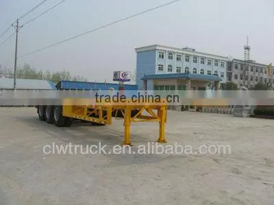 factory supply 3axle 50tons skeleton semi-trailer