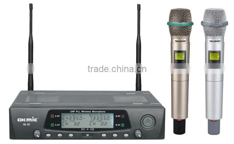 Professional wireless handheld microphone OK-92+OK-2H