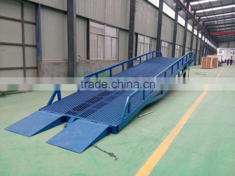movbale type hydraulic dock ramp/container mobile loading dock ramp