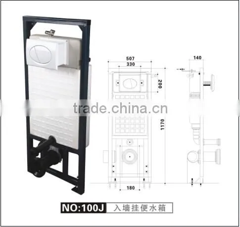 2016 New Arrival Good Quality Bathroom Western Ceramic wall hung Toilet