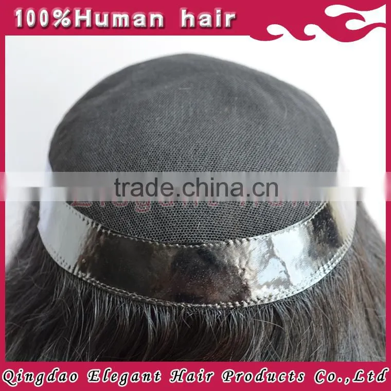 Brazilian Hair Human Hair Type and Yes Virgin Hair human hair toupee for women