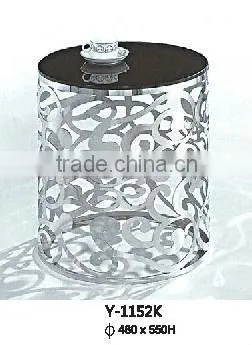 glass top flower stand&coffee table for clubs