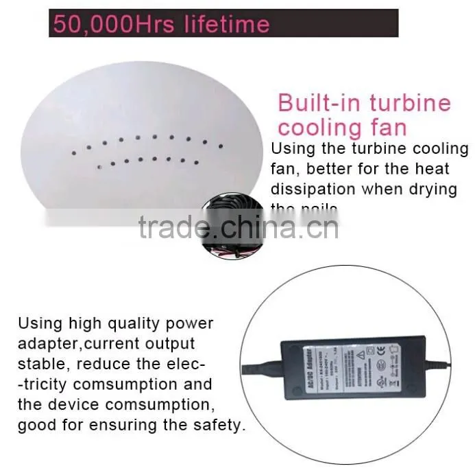 New CCFL 42W portable gel UV LED nail lamp for hands and feet
