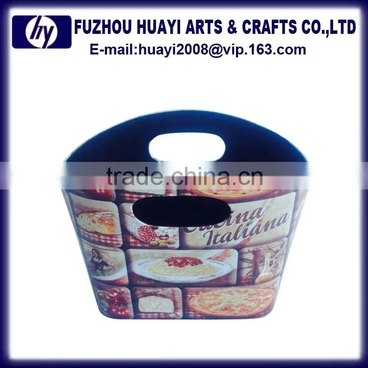 wholesale fancy craft foldable leather storage basket various kind of basket
