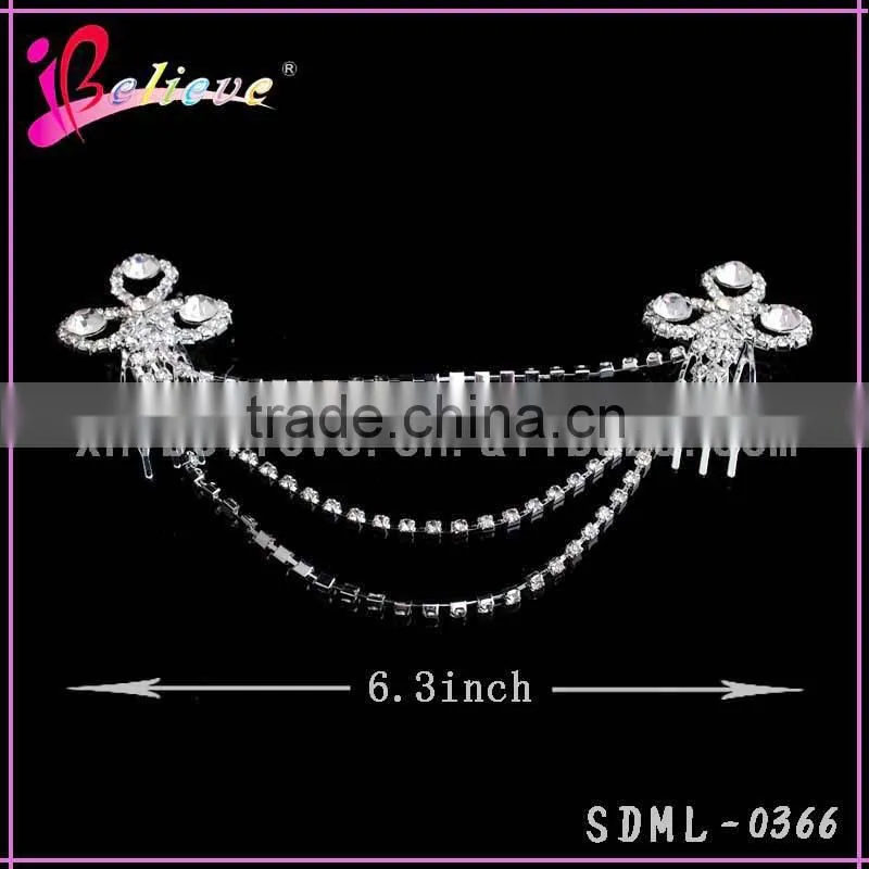 Crystal wedding hair jewelry made in China hair accessories wholesale head chain