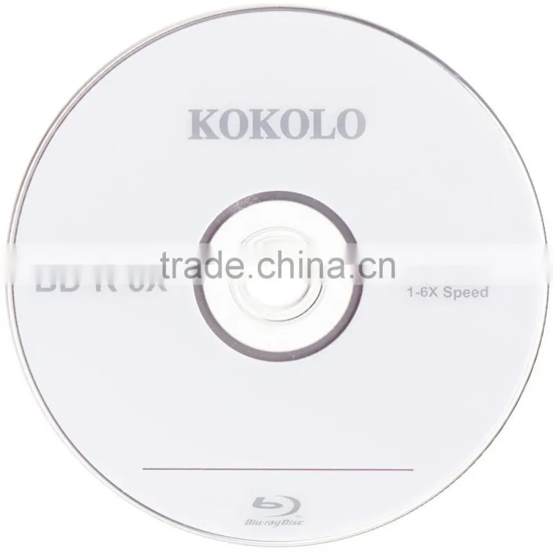 Blank blue ray disc BD 25GB 6X good quality