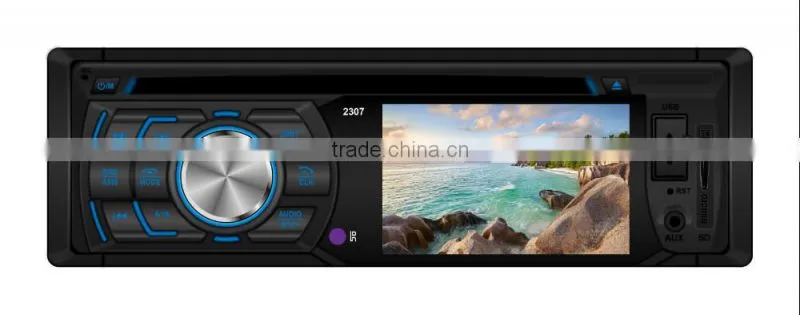 single din car dvd player for universal with CD MP3 AUX FM USB SD function
