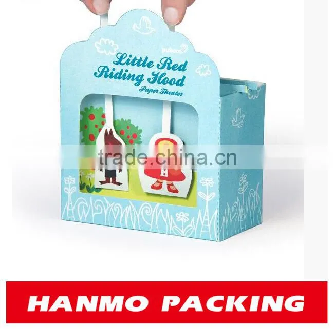 cardboard toy packaging box with clear pvc window factory price wholesale OEM ODM design