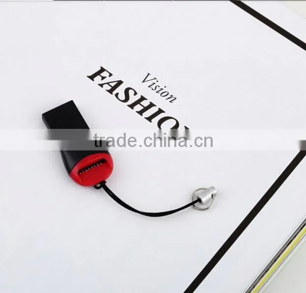 USB 2.0 Mini SD T-Flash TF M 2 Memory Card Reader Support 2GB 4GB 8GB 16GB Promotion