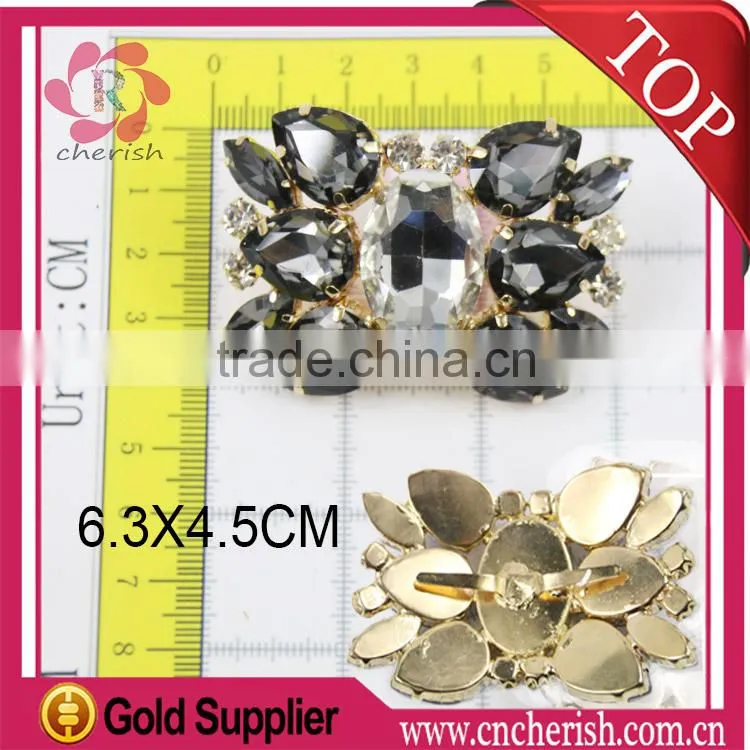 Hot sale rhinestone shoes decorations for women