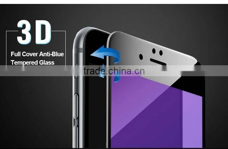 PULIKIN Manufactuer Anti Blue Light Tempered Glass Screen Protector For Iphone 6/6s Plus.