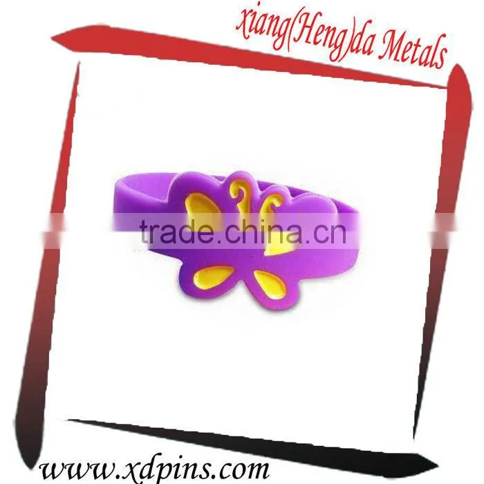 personality simple blue silicone wristband