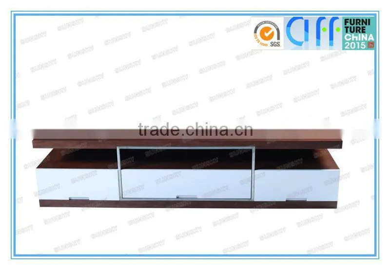 mango modern home furniture wooden high glossy led coffee table 1479A
