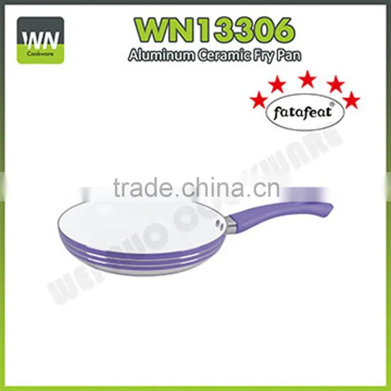 Factory aluminum deep frying pan with ceramic coating restaurant pan non-stick fry pan