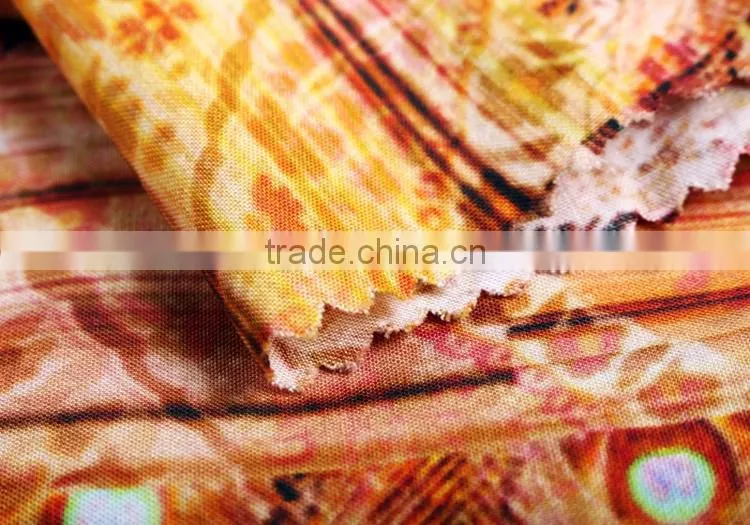 women dress digital printed textile woven viscose voile fabric
