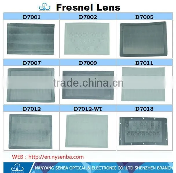 High Sensitive flat PIR Frenel lens for human detector , factory price