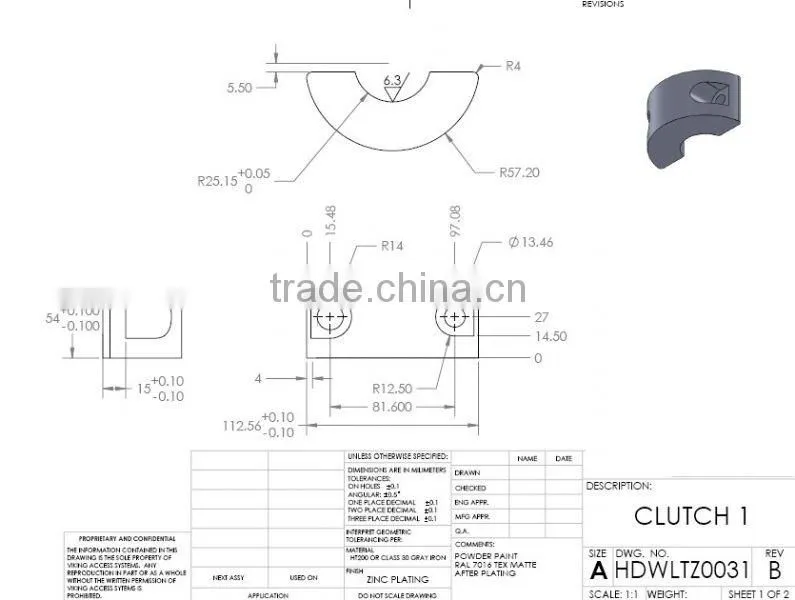 CUSTOM CASTING CARBON STEEL BEARING SUPPORT, BEARING BRANCH, BEARING BRACKET