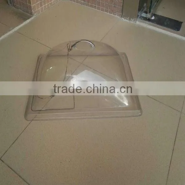 Custom clear vacuum formed acrylic dome