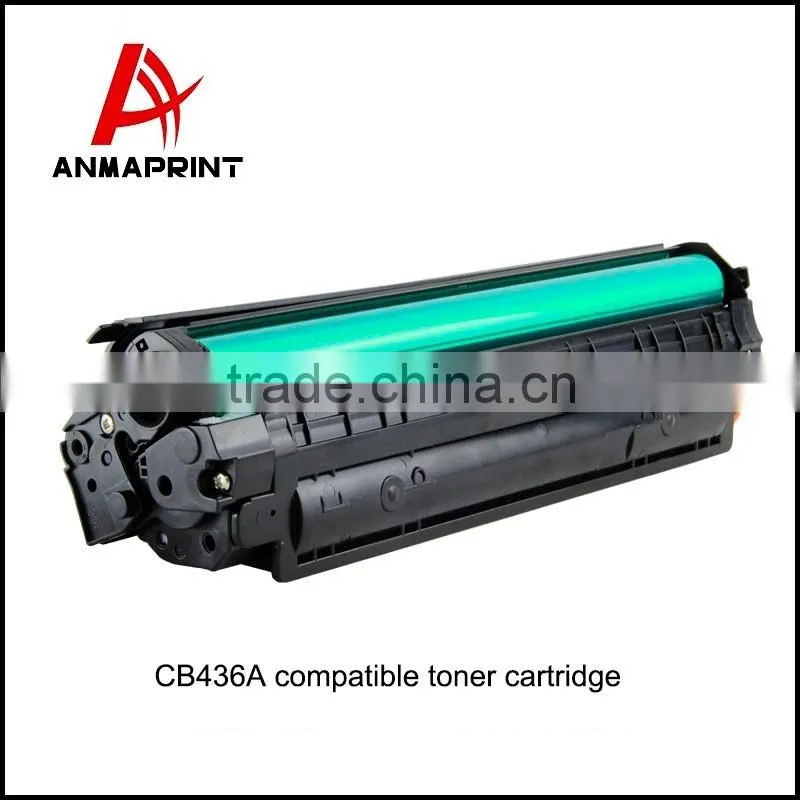 Best sale compatible replacement Toner Cartridge Supplier CB436A Laser Printer Cartridge for HP Printers bulk buy from china