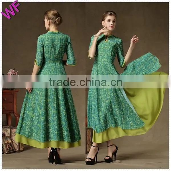 2015 middle aged woman fashion dress