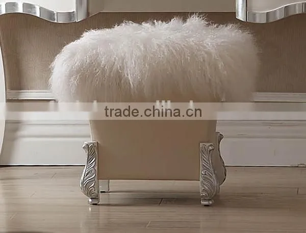 White wood dressing table andchair / Classic hotel dressing furniture set YB02