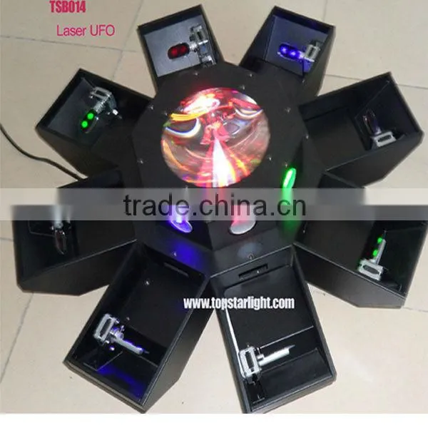 Combined led&laser octopus/green laser light