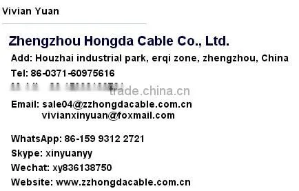 Copper core PVC insulated PVC sheath KVV control cable