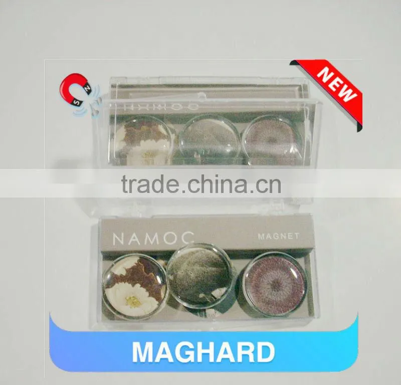 Custom Glass magnet D35MM *9.5MM -3pcs/set