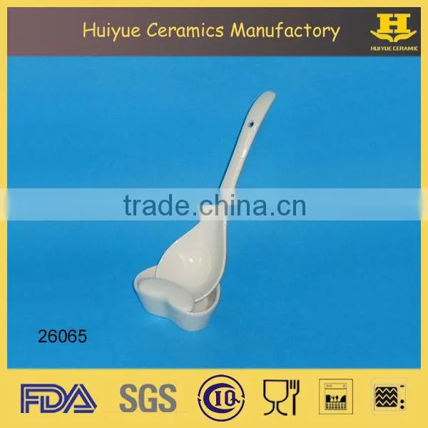 ceramic soup ladle and holder