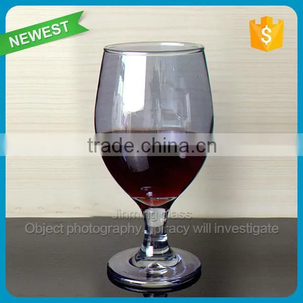 Top round glass tumblers balloon wine glass