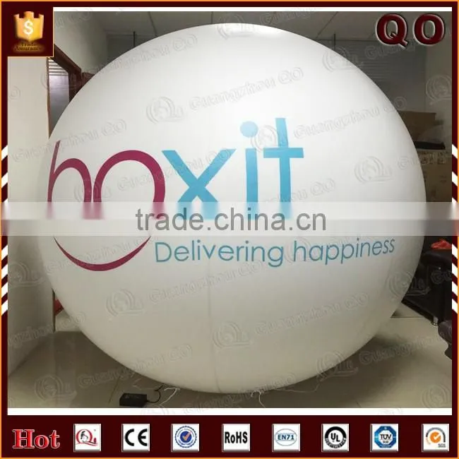 China cheapest color customized helium ball inflatable light balloon