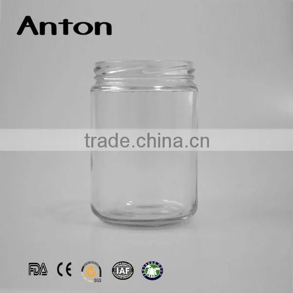 600ml glass clear jar locking lid