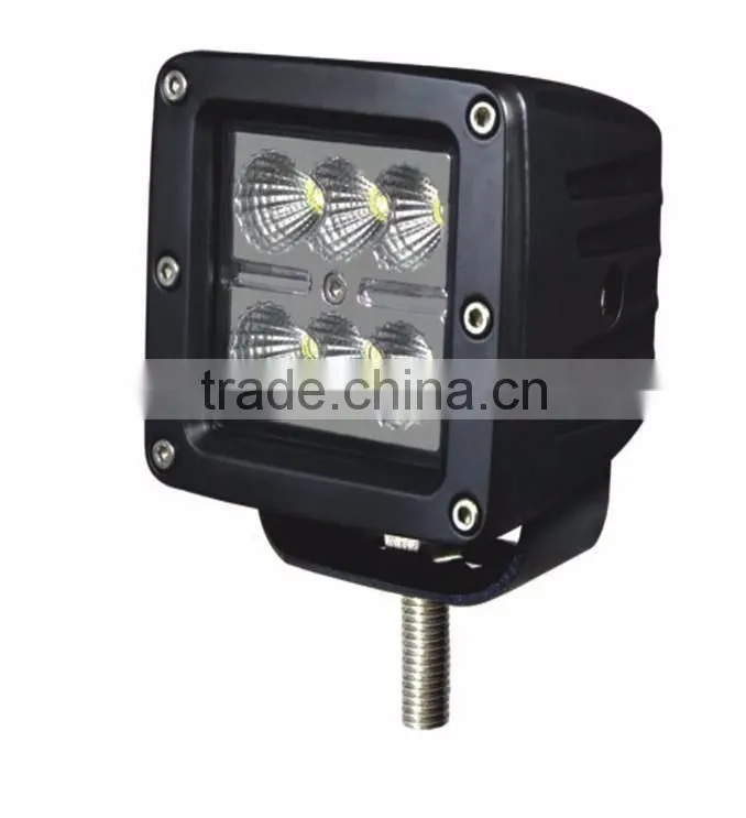 Off road Headlight 18w LED work light headlight Lamp SUV Spot Driving Fog Light for Boat off rod cars