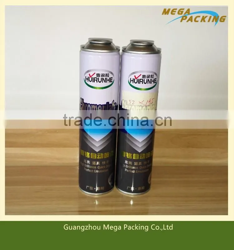 Personal care 400ml shaving foam cream aerosol can with cmyk printing