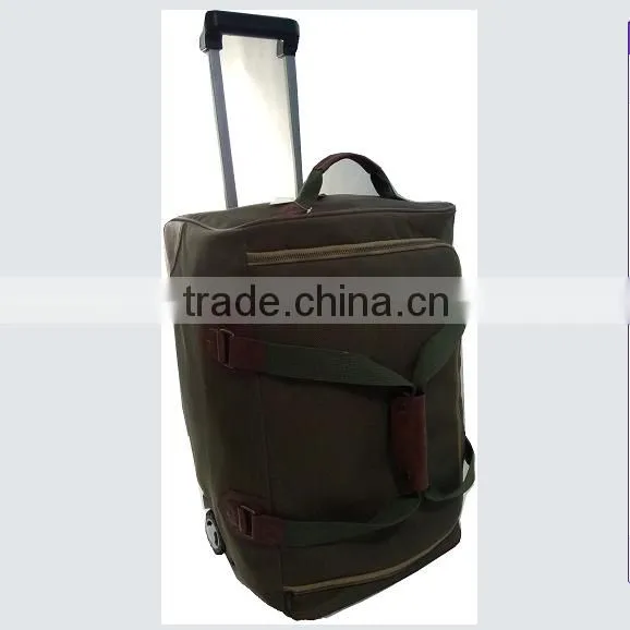 2015 wholesale polyester military trolley travel bag of latest designs