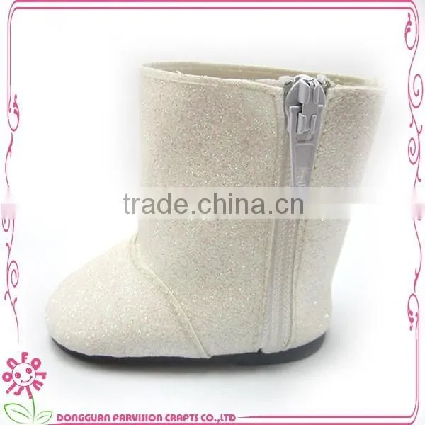 Fashion 2016 white 18 inch doll boots for sale