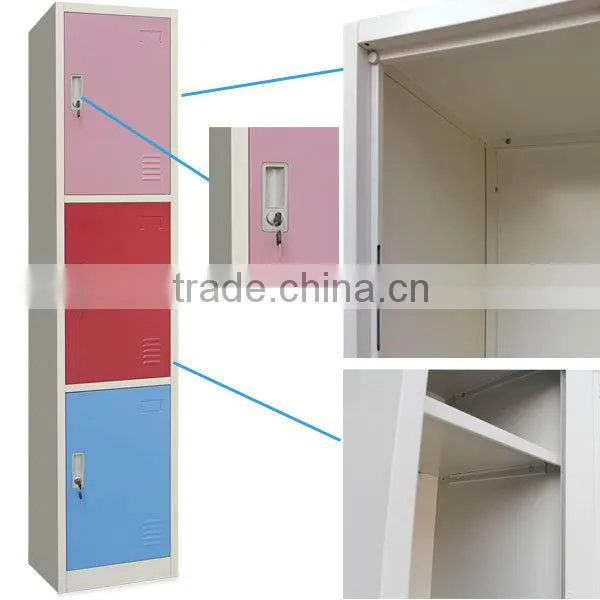 Hot Sale Six Door Flat Packing Gym/School Metal Locker