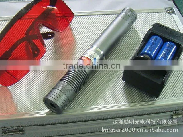 100%Guarantee High power 445nm Blue Laser Pointer 2000mw With Glasses+Battery+Charger Wholesale & Retail