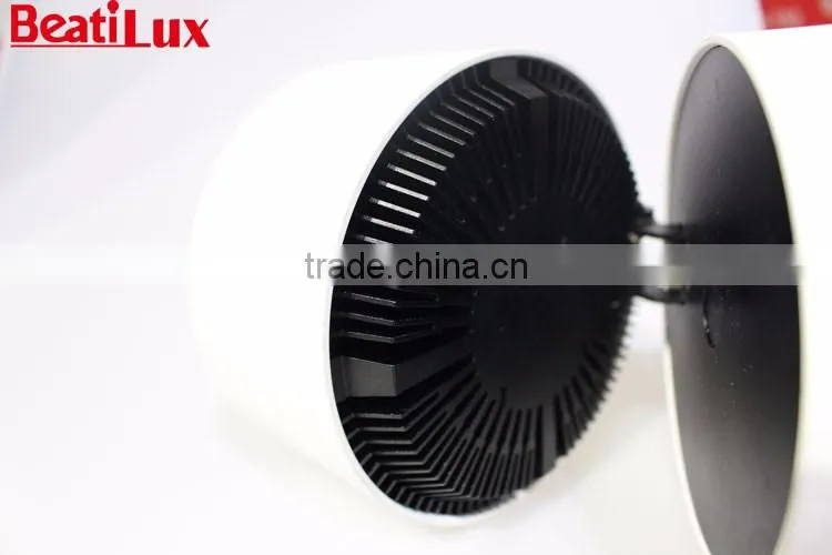 SAA Approved White/chrome LED Surface Mounted Downlight with 12w