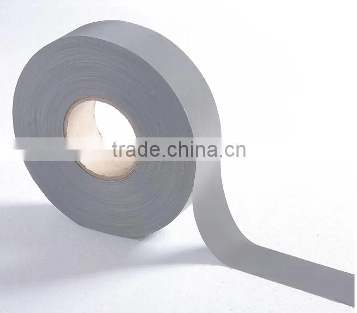 CE polyester glow in the dark and fluorescent reflective tape for safe