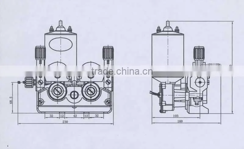 mig wire feeder assembly (driving unit)