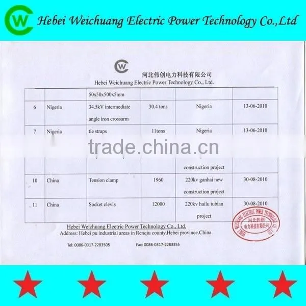 High Quality Hot Sales Made in China Accessories Products Cable Preforemd Vibration Damper